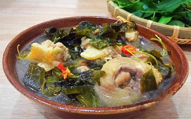 cách nấu canh gà lá giang