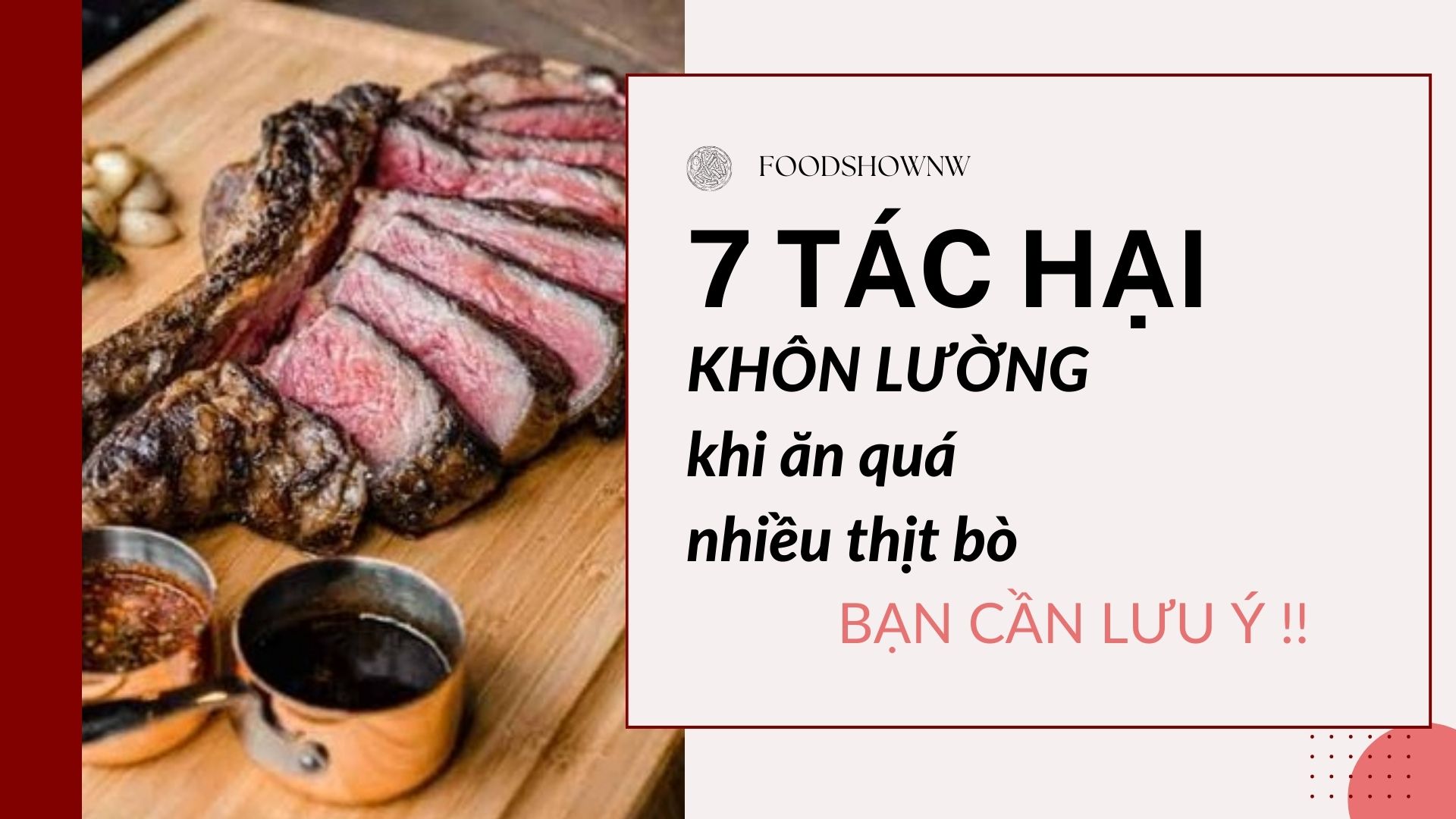7 Tác hại khôn lường khi ăn thịt bò quá nhiều bạn nên lưu ý